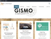 Tablet Screenshot of gismonyc.org
